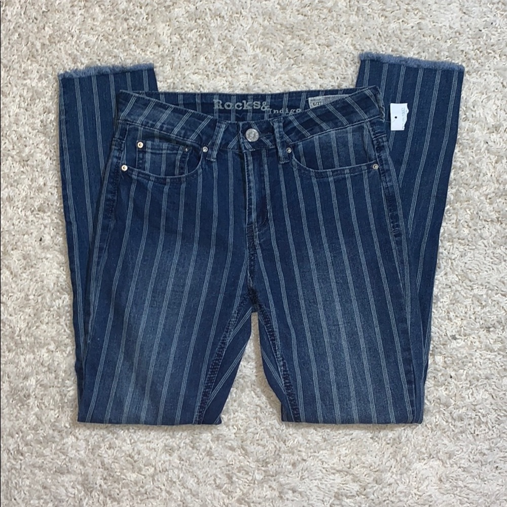 Super cute Stripped skinny jeans!!
